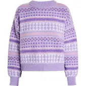 IZIA Pullover 'Eyota' lilás / rosa / branco