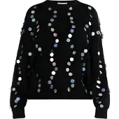 IZIA Pullover azul / preto