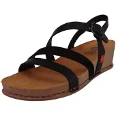 Art para mulher. 1193013EO003_001 Sandálias 1930 Multi I Live preto (40), Couro, 3 a 5cm, Fivela, Casual
