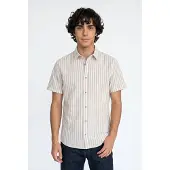 Jack & Jones Camisa 'JJChad' pedra / branco