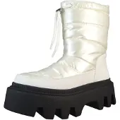 Buffalo Botas de neve 'Flora' branco / branco pérola