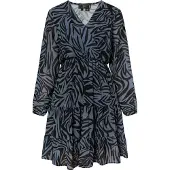 Faina Vestido cinzento escuro / preto