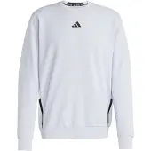Adidas Sweatshirt de desporto 'Designed For Training' cinzento claro / preto