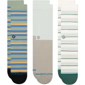 Stance Meias bege claro / bege escuro / azul real / verde pastel