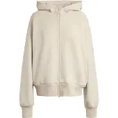 Adidas Casaco de treino em moletão 'Soft Lux Full-Zip' bege claro