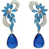 Avant Garde Brincos 'Genevieveya' azul