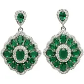 Avant Garde Brincos 'Emiliaina' verde