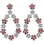 Avant Garde Brincos 'Patriciaya' vermelho