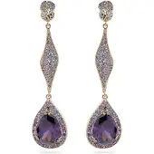 Avant Garde Brincos 'Ulrikela' roxo