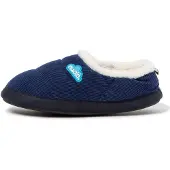 Nuvola Nuvola. Pantufa 'Classic Cordy' azul escuro