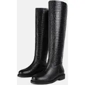 L37 HANDMADE SHOES Botas 'MR JONES MAXI' preto