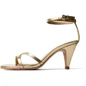 L37 HANDMADE SHOES Sapatos de salto 'ECHO OF DESIRE' ouro