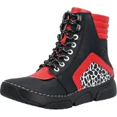 Rieker Botim com fivela vermelho / preto / branco