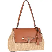 GUESS Bolsa De Ombro Maggie Straw