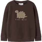 Name it Sweatshirt 'NMMObear' bege escuro / chocolate