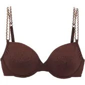 s.Oliver Top de biquíni chocolate