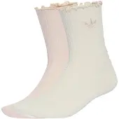 Adidas Meias 'ROSES CREW 2 PAIRS' pó / offwhite