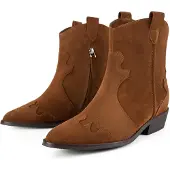 L37 HANDMADE SHOES Botas pelo tornozelo 'WALK BETWEEN STARS' caramelo