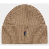 GOBI Cashmere Gorros 'Ribbed Chunky Beanie' taupe