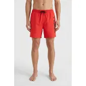 O'Neill Calções de banho 'Logo 16' vermelho / preto
