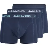 Jack & Jones Boxers 'JACCONOR' azul escuro / jade / branco