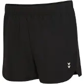 Hummel Calças de desporto preto / branco