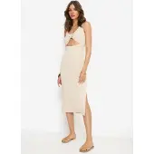 LASCANA Vestido de verão creme