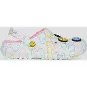 Crocs Tamancos Smiley Classic Lined Clog mulheres - Branco - 45 / 46
