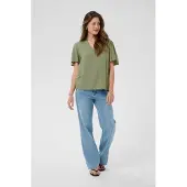 Cream Blusa 'Loma' maçã