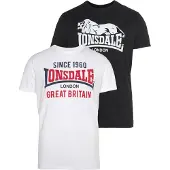 Lonsdale Camisa 'Collessie' vermelho / preto / branco