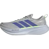 Adidas Sapatilha de corrida 'Supernova Glide' cinzento / lima / azul-violeta