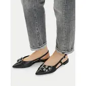 Tamaris Sapatos abertos atrás preto