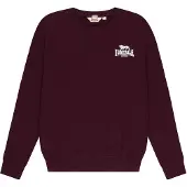 Lonsdale Sweatshirt 'LONGRIDGE' vermelho escuro