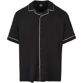 Urban Classics Camisa preto / branco