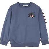 Name it Sweatshirt 'NMMKETIL' opal / castanho / branco