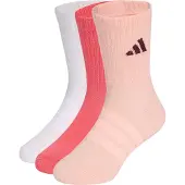 Adidas EMBALAGEM DE 3 PARES DE MEIAS DE CANO MÉDIO ACOLCHOADAS SPORTSWEAR