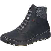 Rieker Botim com fivela cinzento / preto