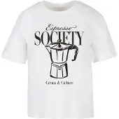 Miss Tee Camiseta De Manga Curta Espresso Society