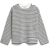 Armedangels Sweatshirt 'FRANKAA' preto / branco