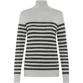 Kaffe Pullover 'KALizza' cinzento / preto