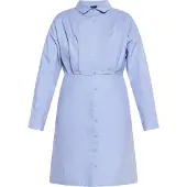 Dreimaster Klassik Vestidos camiseiros azul claro