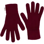 GOBI Cashmere Luvas com dedos 'Essential Knit Cashmere Gloves' bordeaux