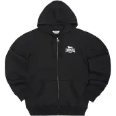 Lonsdale Casaco em moletão 'Rotherhithe' preto / branco