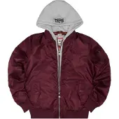 Lonsdale Casaco de inverno 'CLIFTON ALL SEASONS' vermelho escuro