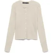 Vero Moda Casaco de malha 'VMWONDER' bege