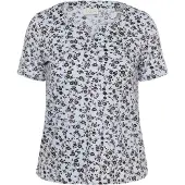 KAFFE CURVE Camisa 'KCmella' azul claro / chocolate