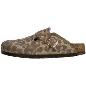 Birkenstock Tamancos Boston mulheres - Castanho - 35