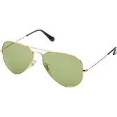 Ray-Ban Óculos de sol 'Aviator' ouro / oliveira