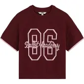 We fashion Pullover rosé / vermelho vinho