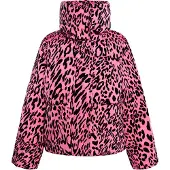 Faina Casaco de inverno rosa / preto